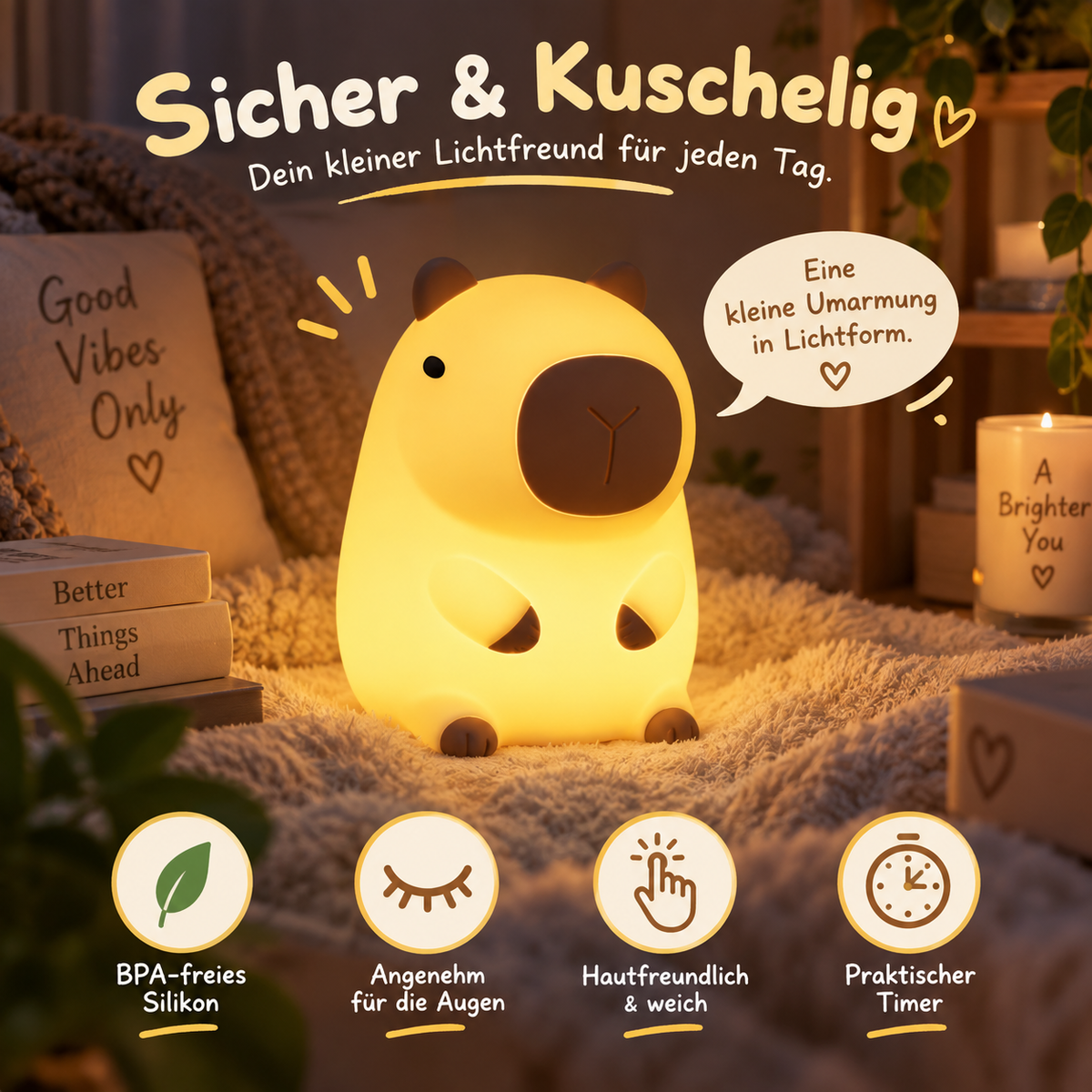 Capybara Nachtlicht