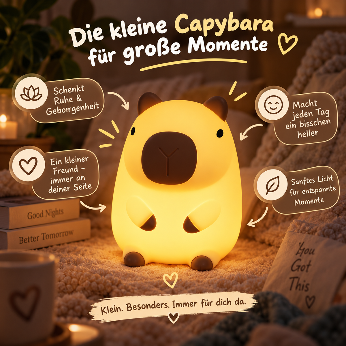 Capybara Nachtlicht