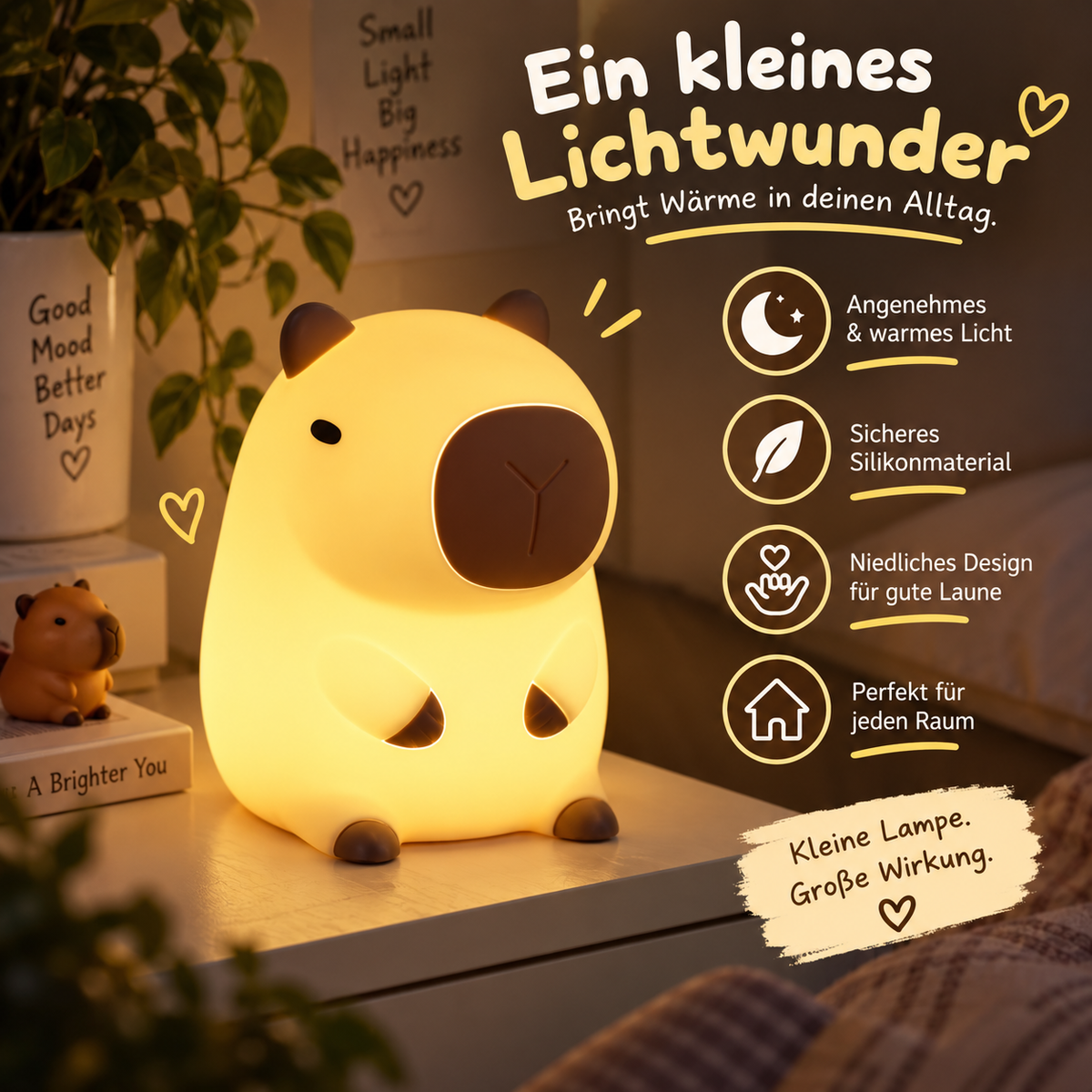 Capybara Nachtlicht